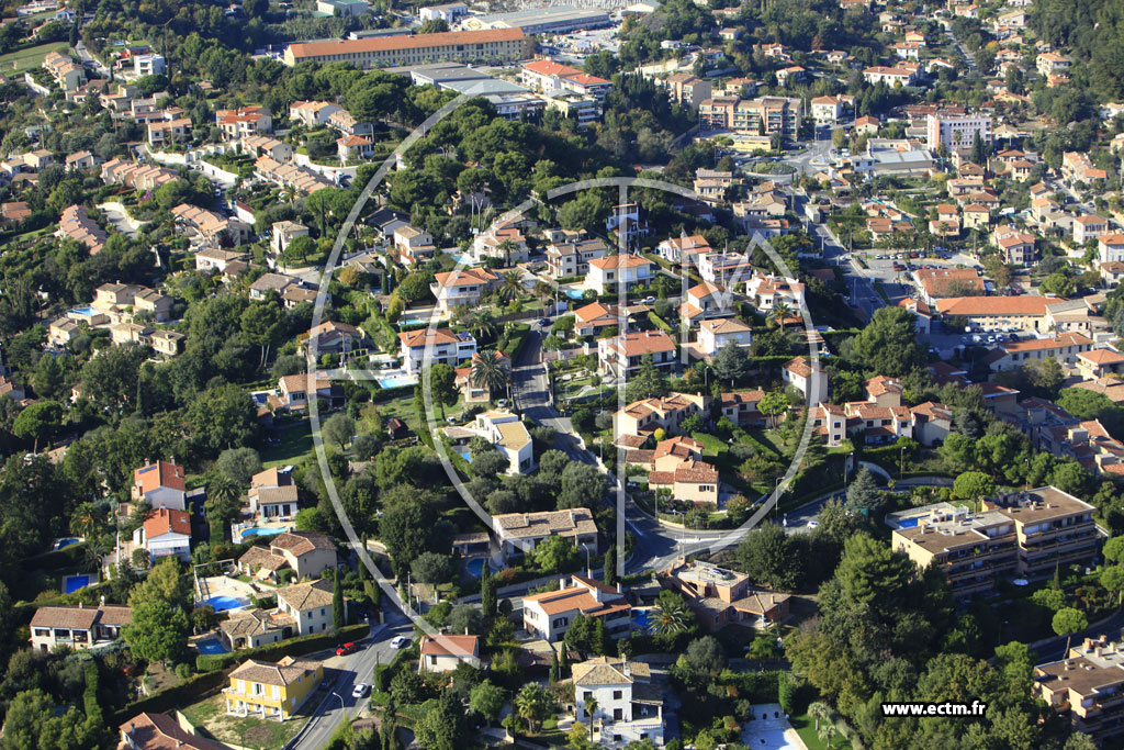 Photo arienne de Cagnes-sur-Mer (Chemin de l'Hubac)