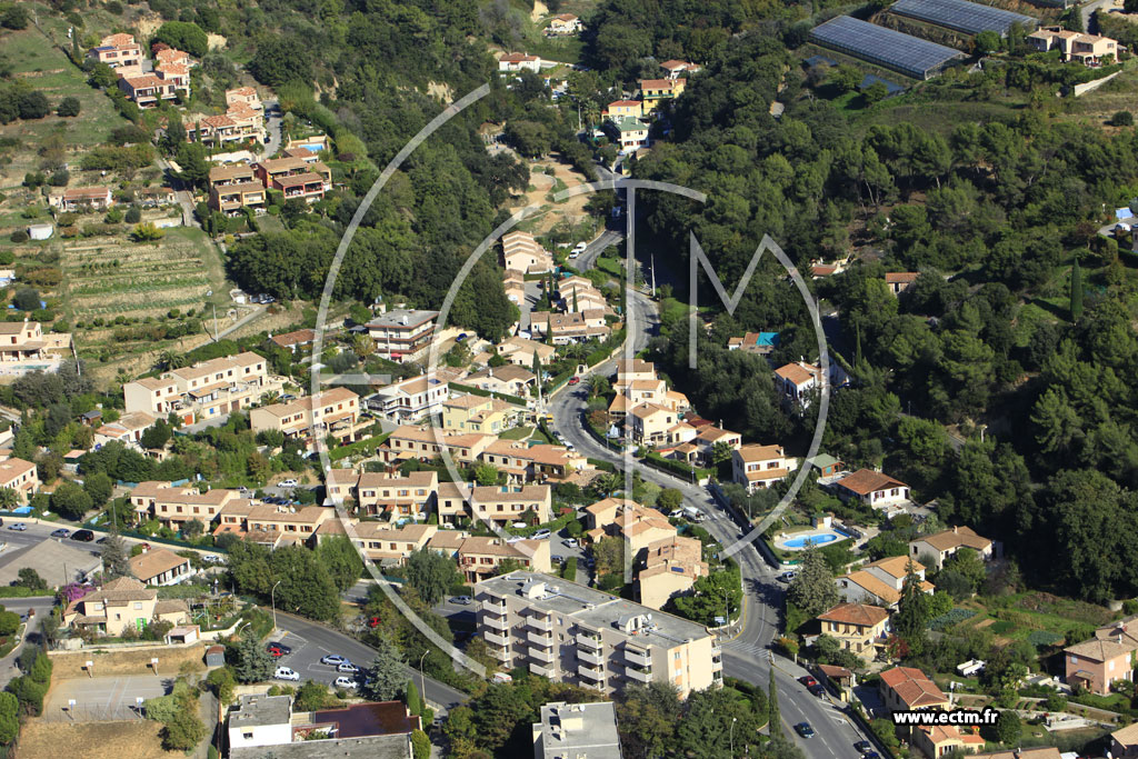 Photo arienne de Cagnes-sur-Mer (Chemin de la Campanette)