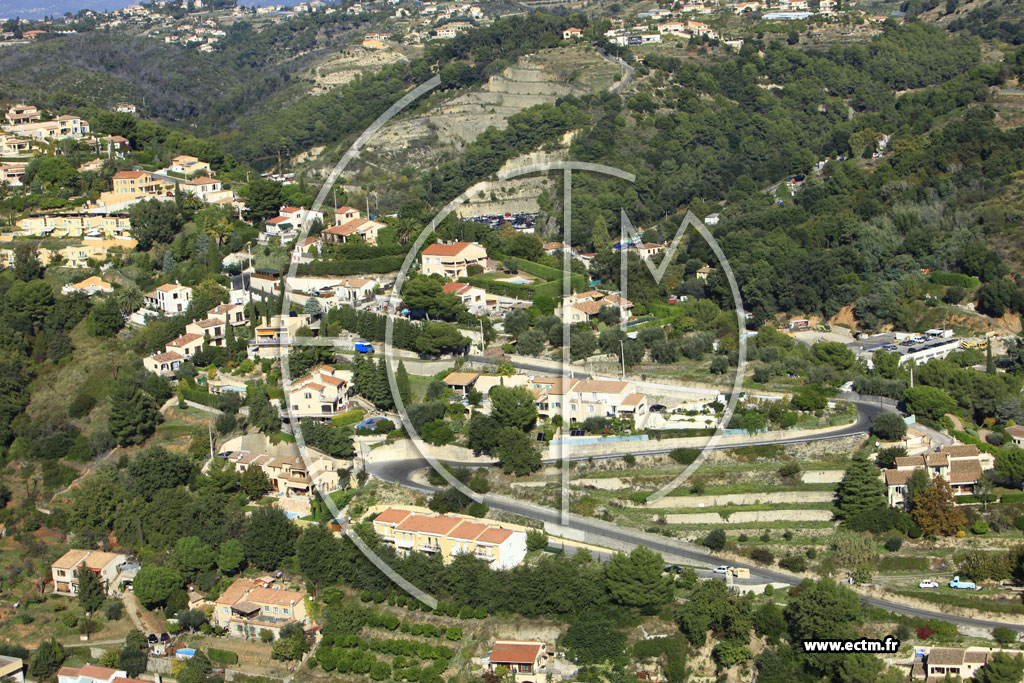 Photo arienne de Cagnes-sur-Mer (Chemin de la Maure)