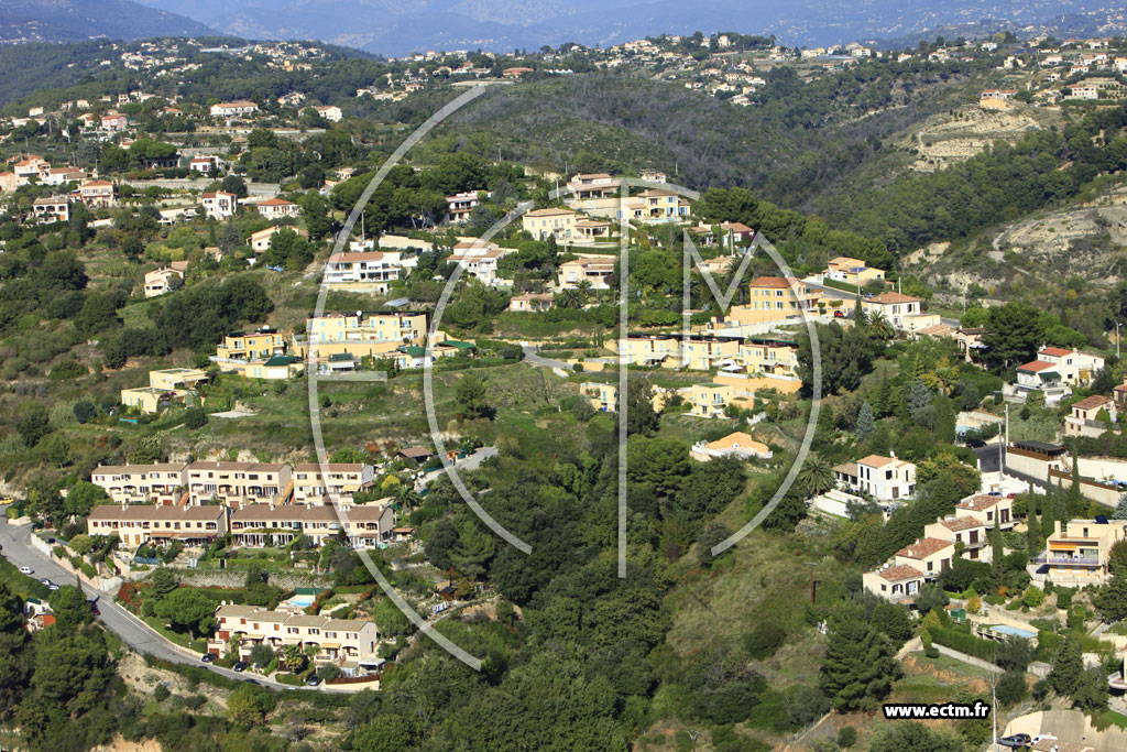 Photo arienne de Cagnes-sur-Mer (Chemin de la Maure)