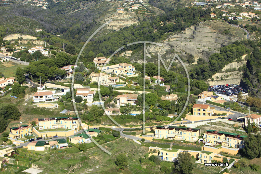 Photo arienne de Cagnes-sur-Mer (Chemin de la Maure)