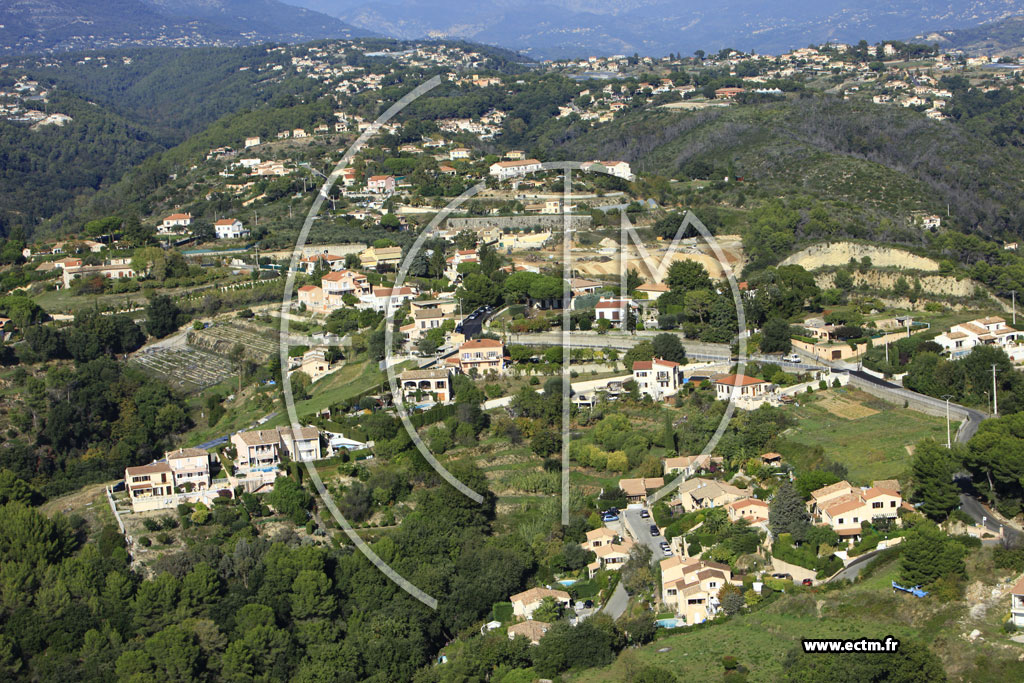 Photo arienne de Cagnes-sur-Mer (Chemin de la Maure)