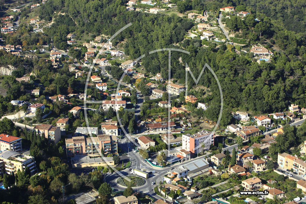 Photo arienne de Cagnes-sur-Mer (Chemin de Sainte-Colombe)