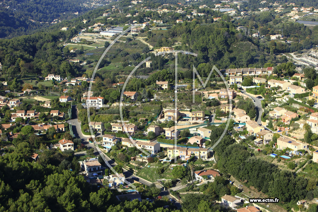 Photo arienne de Cagnes-sur-Mer (Chemin de Sainte-Colombe)