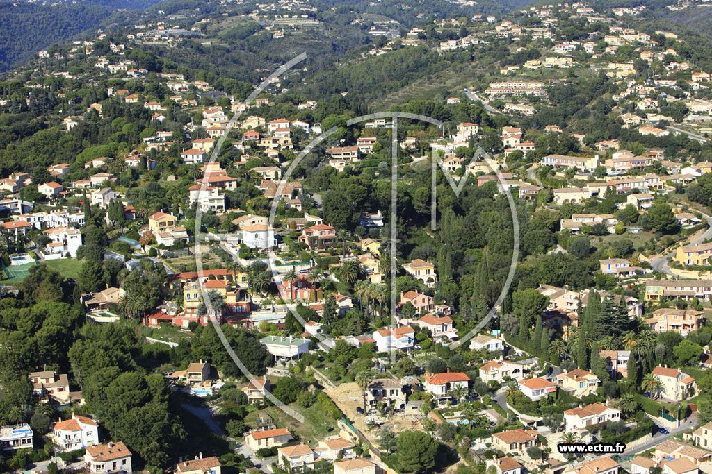 Photo arienne de Cagnes-sur-Mer (Chemin des Collettes)