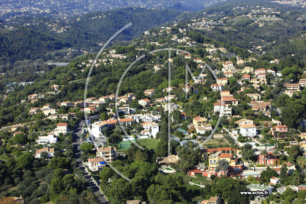 Photo arienne de Cagnes-sur-Mer (Chemin des Collettes)
