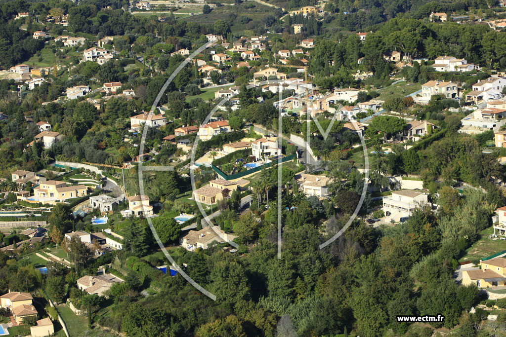 Photo arienne de Cagnes-sur-Mer (Chemin des Collines)