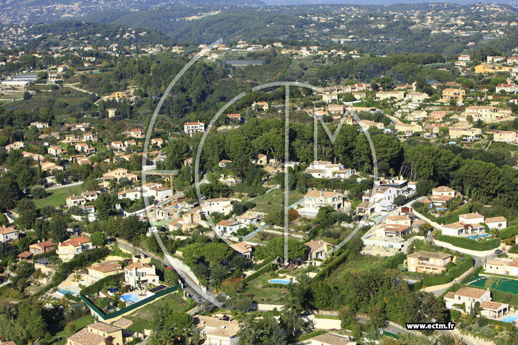 Photo arienne de Cagnes-sur-Mer (Chemin des Collines)