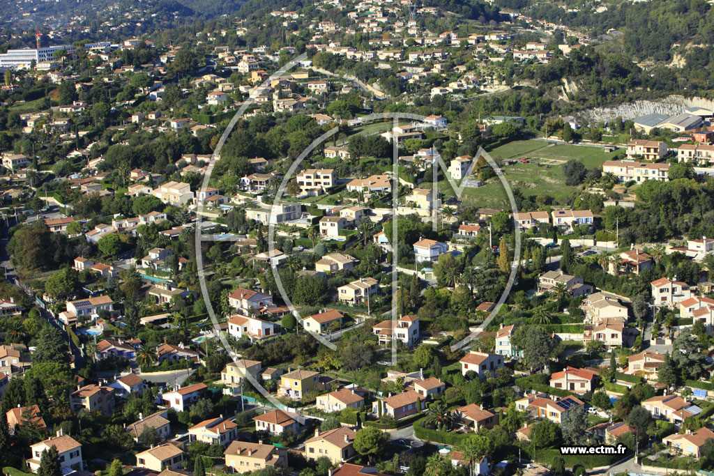 Photo arienne de Cagnes-sur-Mer (Chemin des Roseaux)