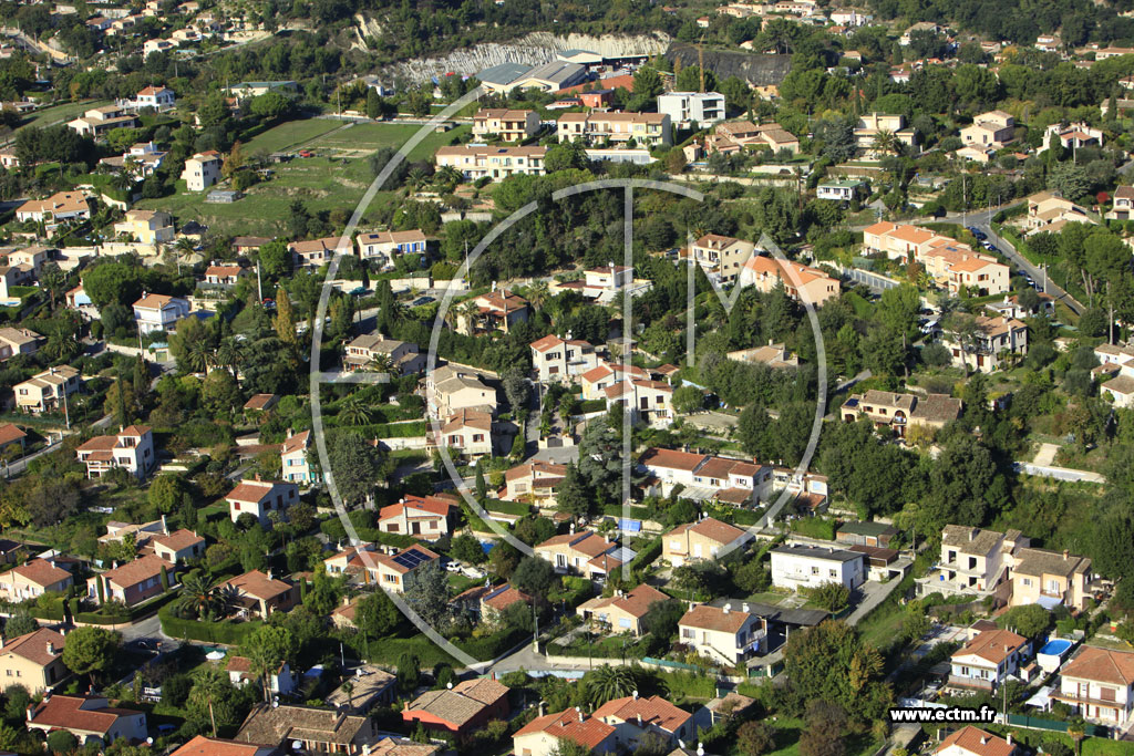 Photo arienne de Cagnes-sur-Mer (Chemin des Roseaux)