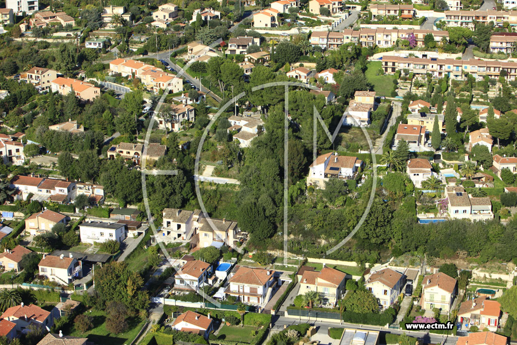 Photo arienne de Cagnes-sur-Mer (Chemin des Roseaux)