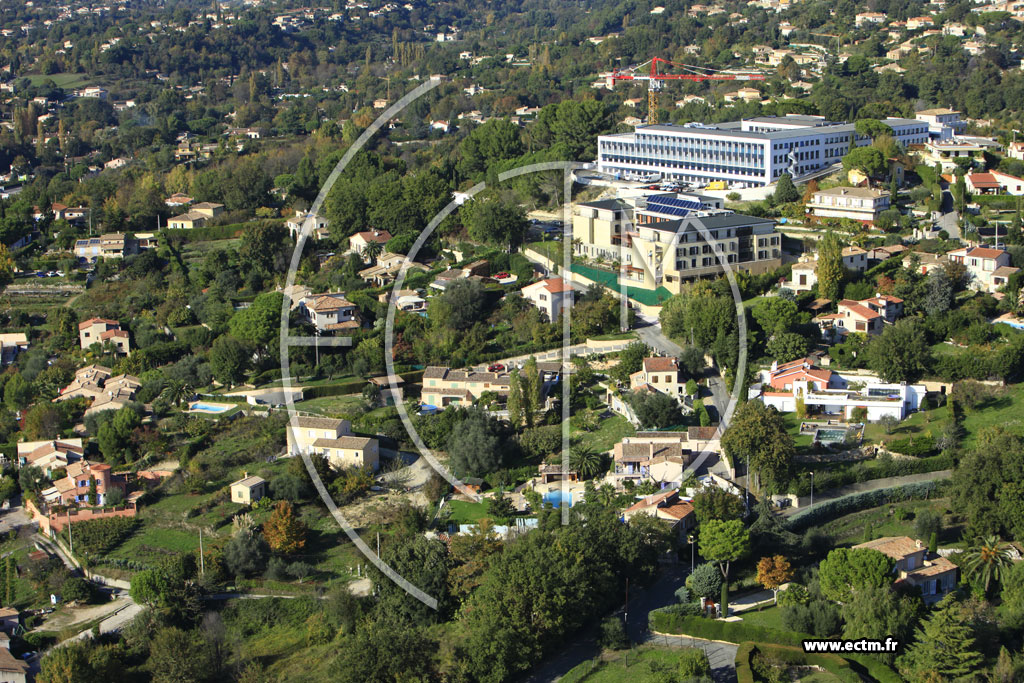 Photo arienne de Cagnes-sur-Mer (Chemin des Vallires)