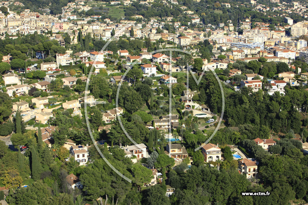 Photo arienne de Cagnes-sur-Mer (Chemin du Collet de l'Hubac)
