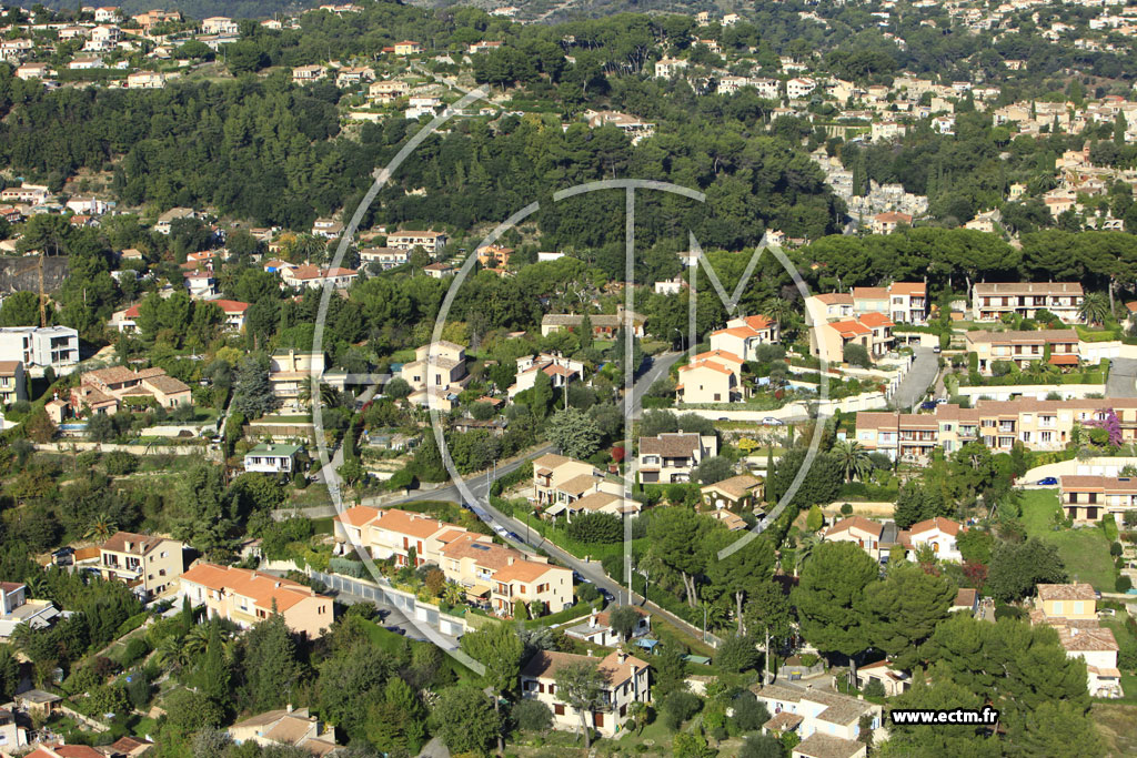Photo arienne de Cagnes-sur-Mer (Chemin du Collet de l'Hubac)