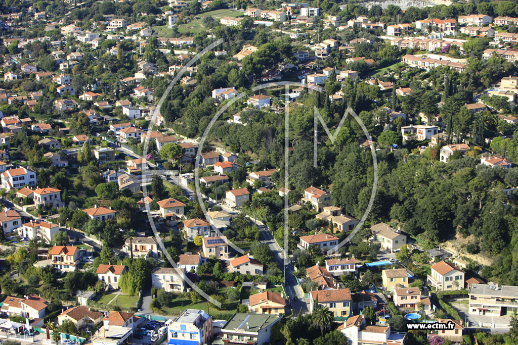 Photo arienne de Cagnes-sur-Mer (Chemin du Collet du Malvan)