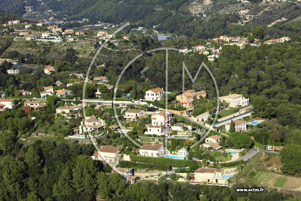 Photo arienne de Cagnes-sur-Mer (Chemin du Pain de Sucre)