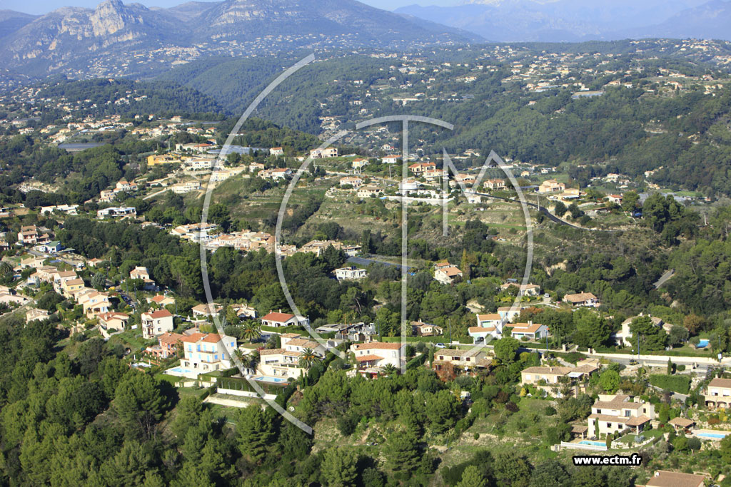 Photo arienne de Cagnes-sur-Mer (Chemin du Pain de Sucre)