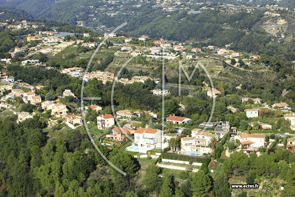 Photo arienne de Cagnes-sur-Mer (Chemin du Pain de Sucre)
