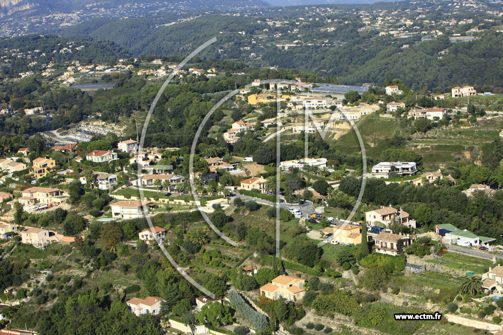 Photo arienne de Cagnes-sur-Mer (Chemin du Pain de Sucre)