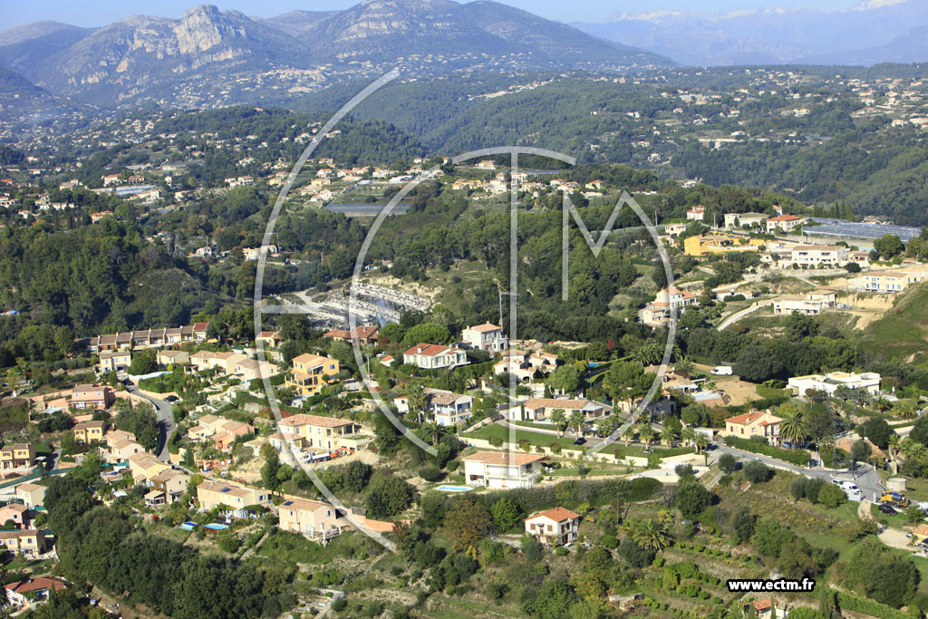 Photo arienne de Cagnes-sur-Mer (Chemin du Pain de Sucre)