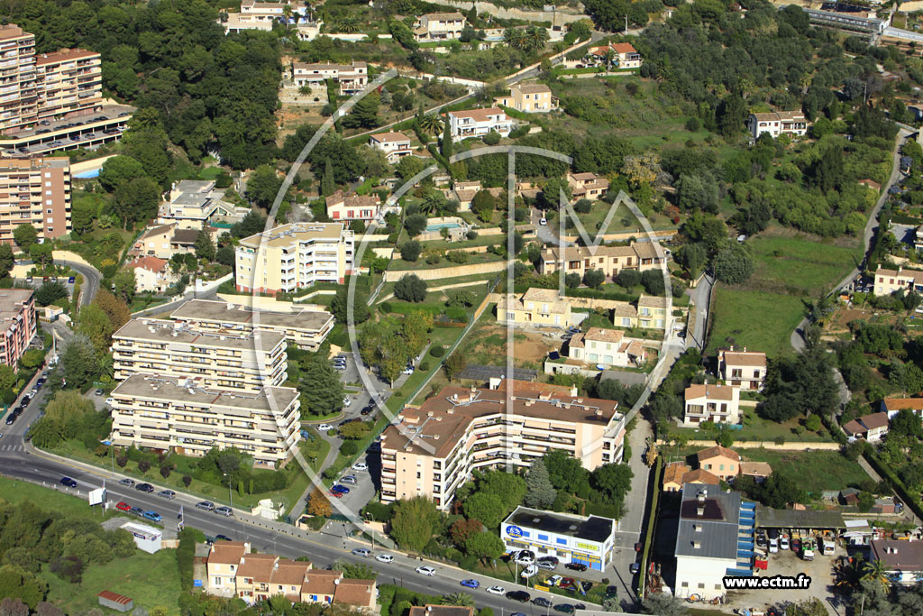 Photo arienne de Cagnes-sur-Mer (Chemin du Val Fleuri)