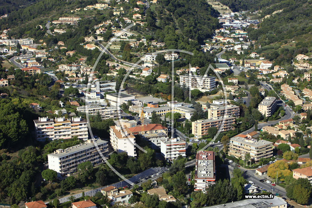 Photo arienne de Cagnes-sur-Mer (Chemin du Vallon des Vaux)