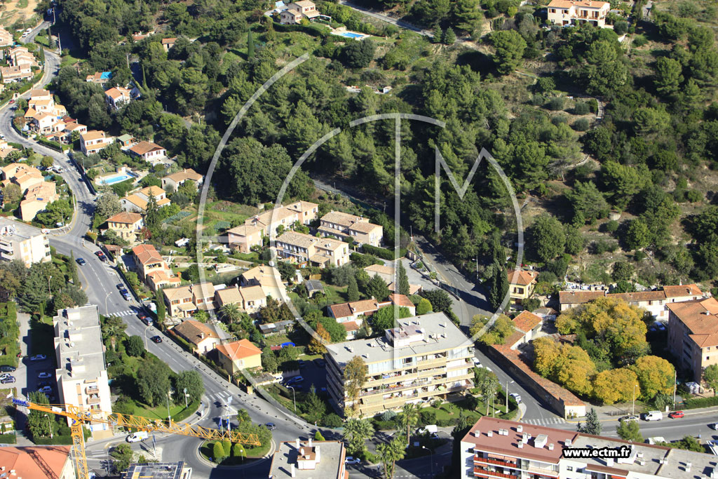 Photo arienne de Cagnes-sur-Mer (Chemin du Vallon des Vaux)