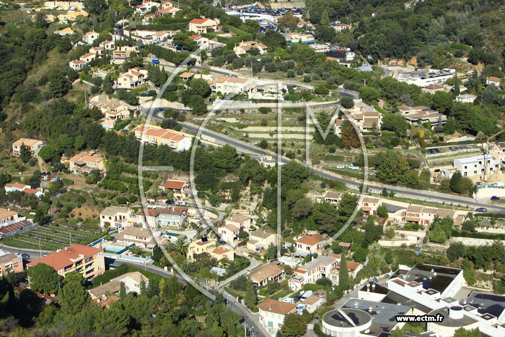 Photo arienne de Cagnes-sur-Mer (Chemin du Vallon des Vaux)