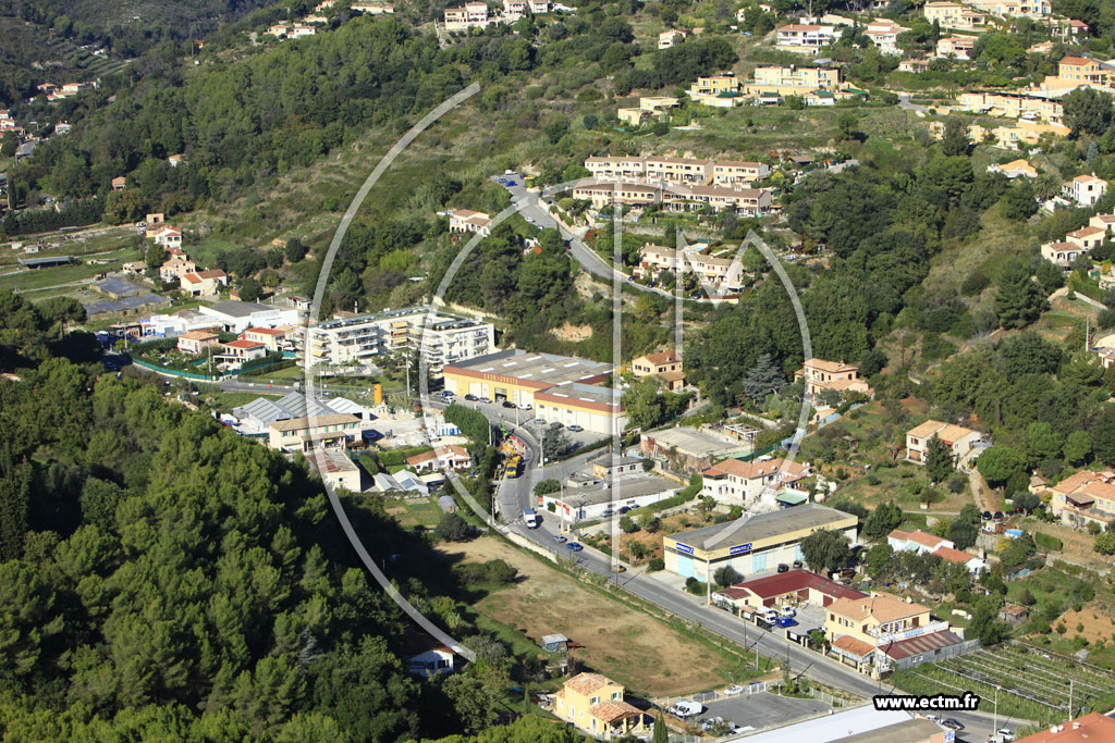 Photo arienne de Cagnes-sur-Mer (Chemin du Vallon des Vaux)