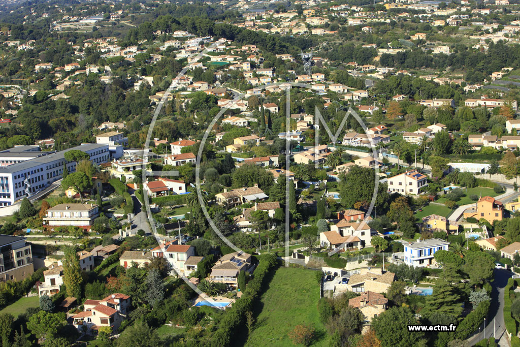 Photo arienne de Cagnes-sur-Mer (Impasse des Vallires)