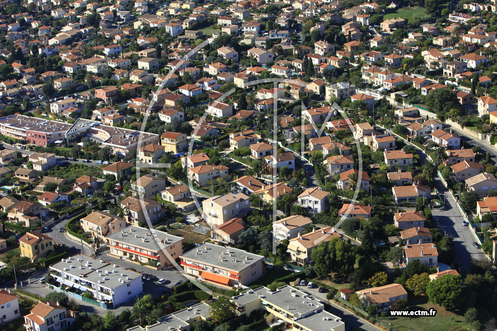 Photo arienne de Cagnes-sur-Mer (Les Brguires)