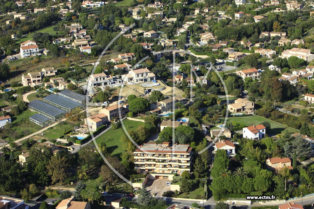 Photo arienne de Cagnes-sur-Mer (Route de France)