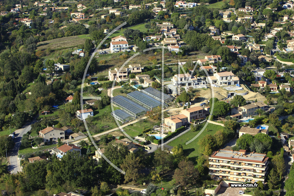 Photo arienne de Cagnes-sur-Mer (Route de France)