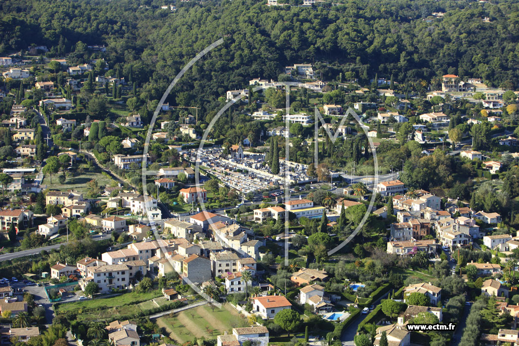 Photo arienne de La Colle-sur-Loup (Avenue de Verdun)