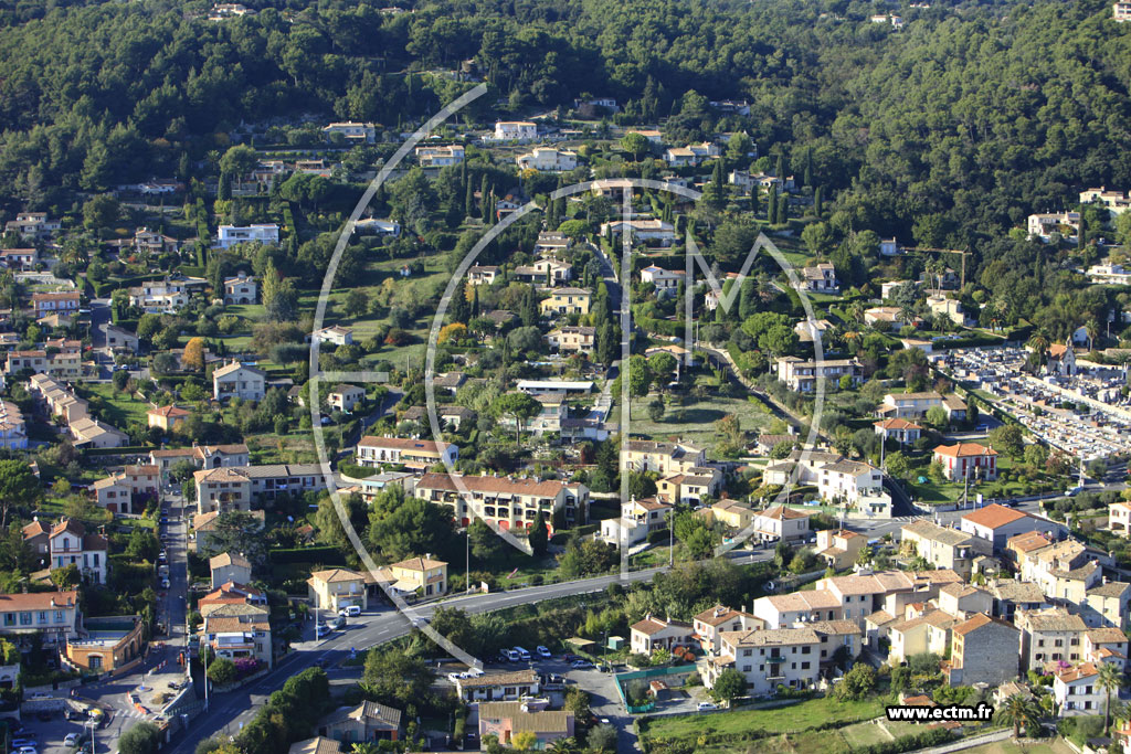 Photo arienne de La Colle-sur-Loup (Avenue de Verdun)