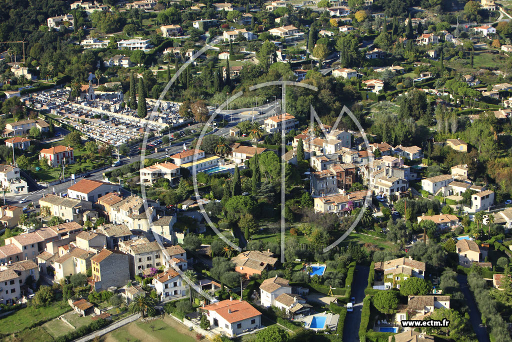 Photo arienne de La Colle-sur-Loup (Avenue de Verdun)