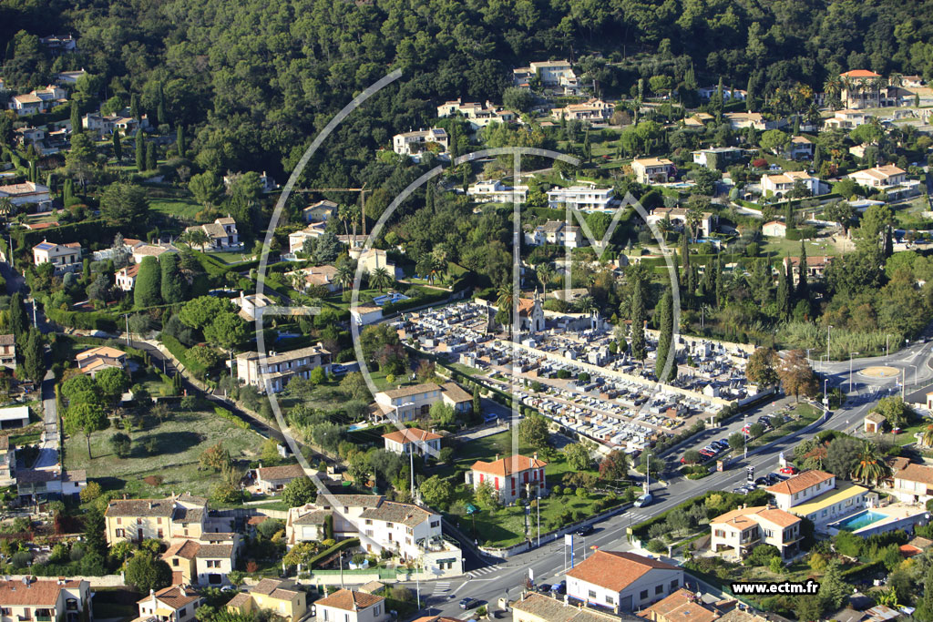 Photo arienne de La Colle-sur-Loup (Avenue de Verdun)