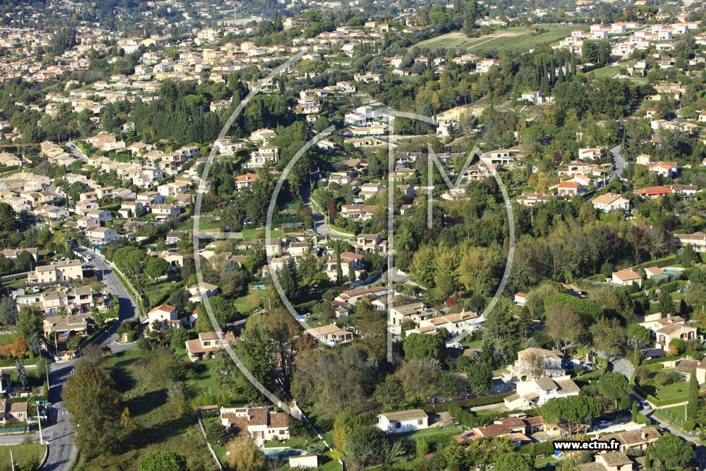 Photo arienne de La Colle-sur-Loup (Chemin de l'Escours)