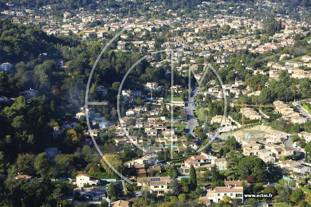 Photo arienne de La Colle-sur-Loup (Chemin de l'Escours)