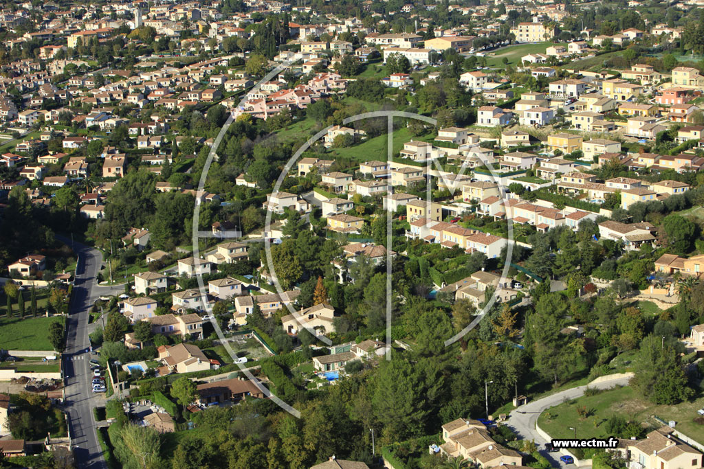 Photo arienne de La Colle-sur-Loup (Chemin de l'Escours)