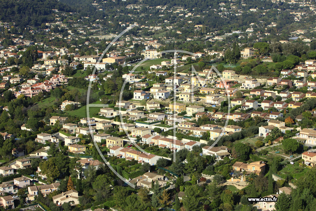 Photo arienne de La Colle-sur-Loup (Chemin de l'Escours)