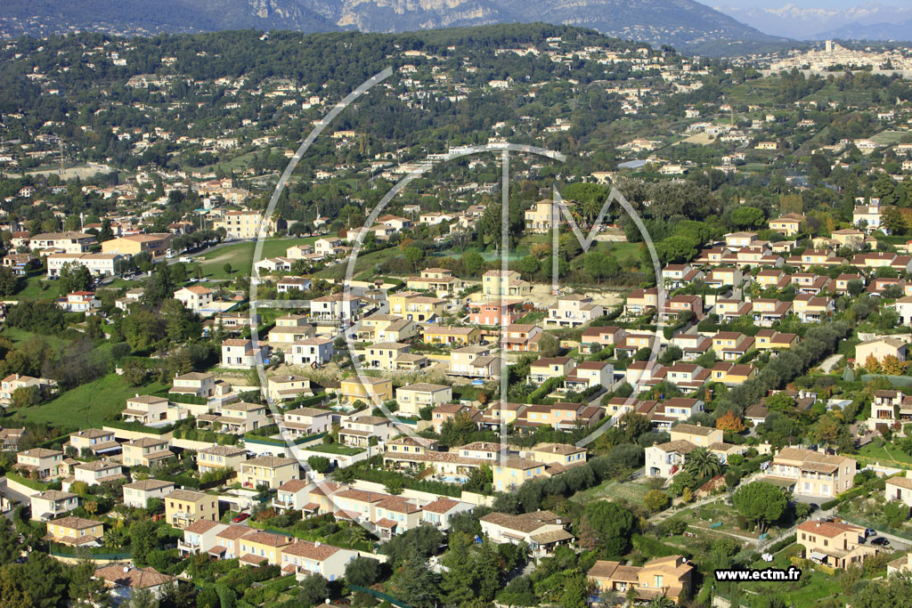 Photo arienne de La Colle-sur-Loup (Chemin de l'Escours)