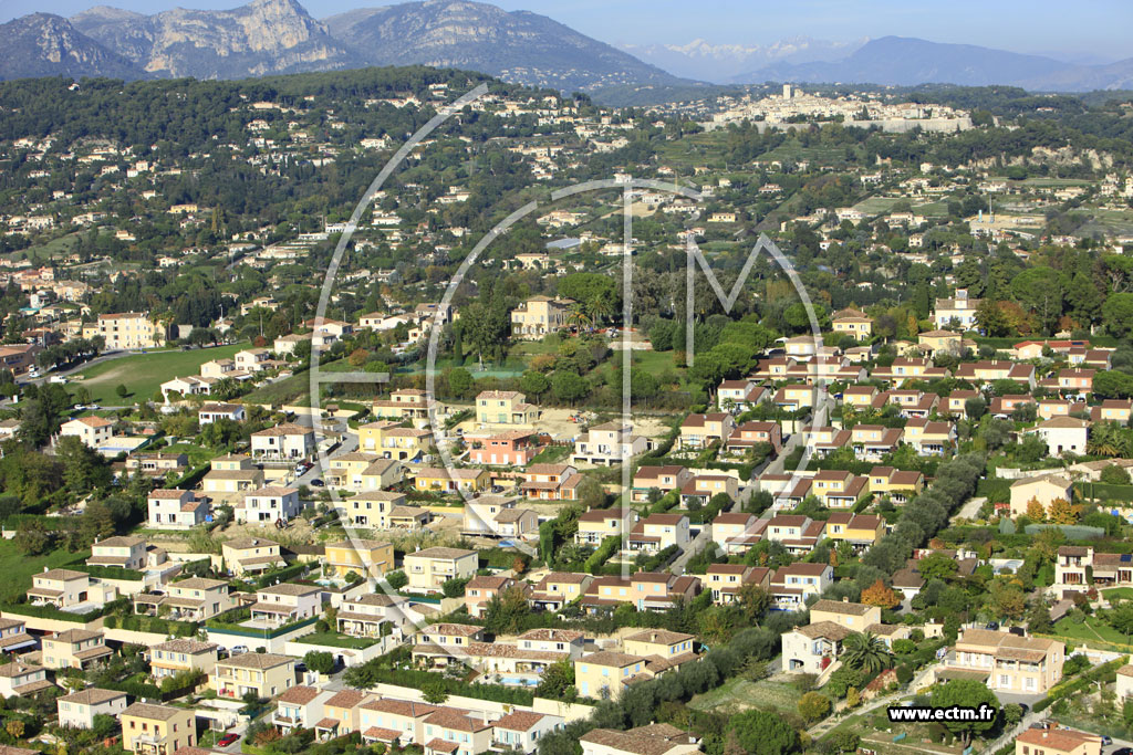 Photo arienne de La Colle-sur-Loup (Chemin de l'Escours)