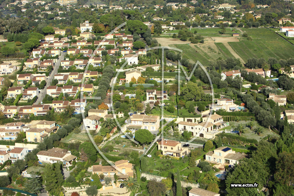 Photo arienne de La Colle-sur-Loup (Chemin de l'Escours)