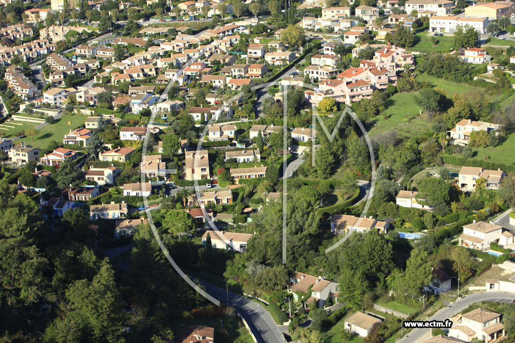Photo arienne de La Colle-sur-Loup (Chemin de l'Escours)