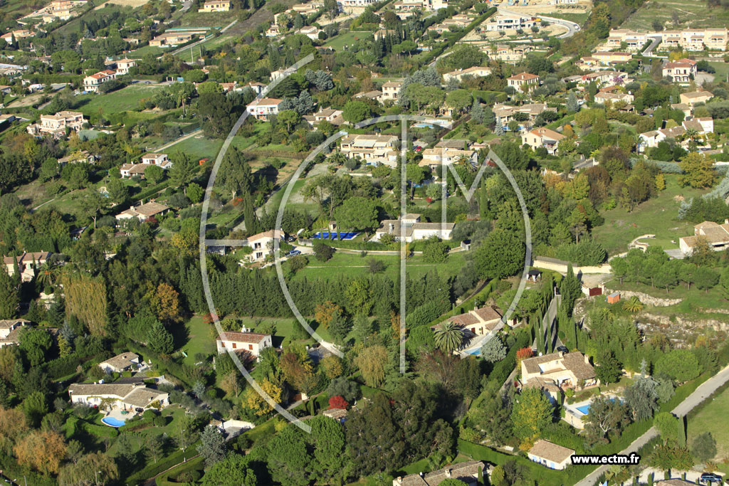 Photo arienne de La Colle-sur-Loup (Chemin de la Rouguire)