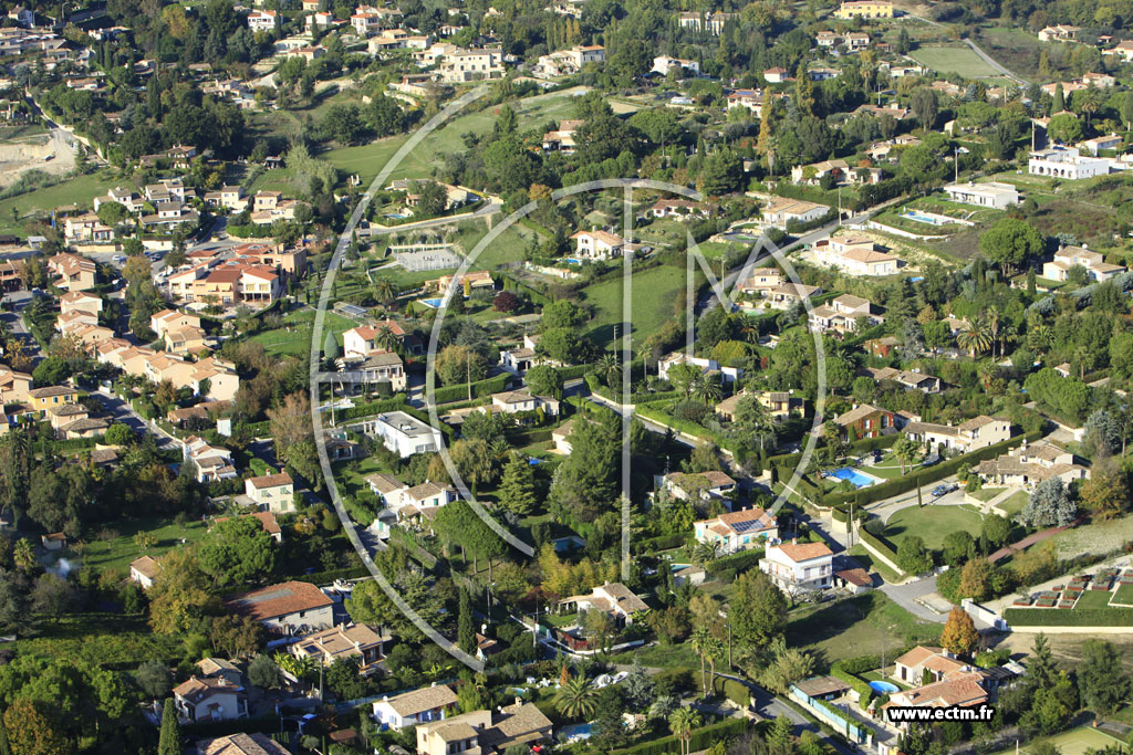 Photo arienne de La Colle-sur-Loup (Chemin de la Rouguire)