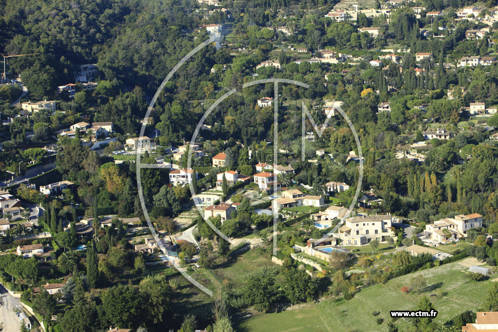 Photo arienne de La Colle-sur-Loup (Chemin de Saint-Etienne)