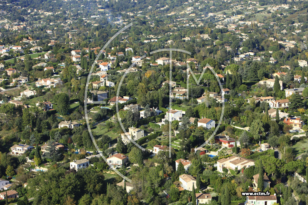Photo arienne de La Colle-sur-Loup (Chemin des Caillades)