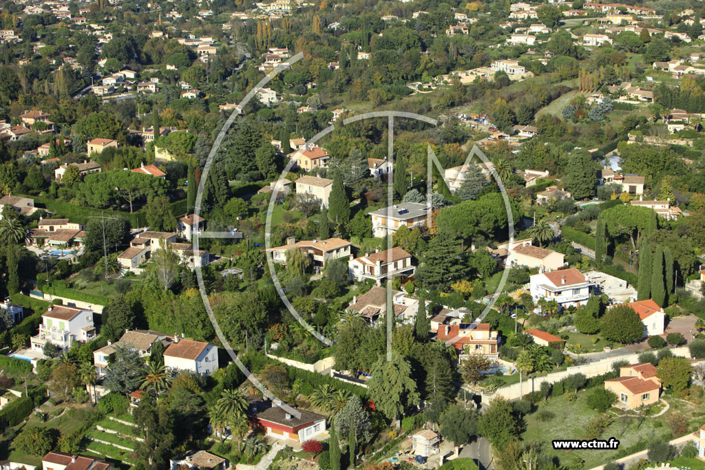 Photo arienne de La Colle-sur-Loup (Chemin des Caillades)